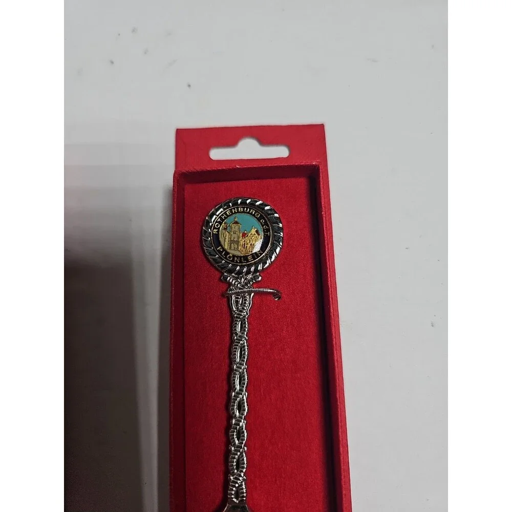 Vintage Souvenir Spoon Collectible Rothenburg ob der Tauber Germany In Box